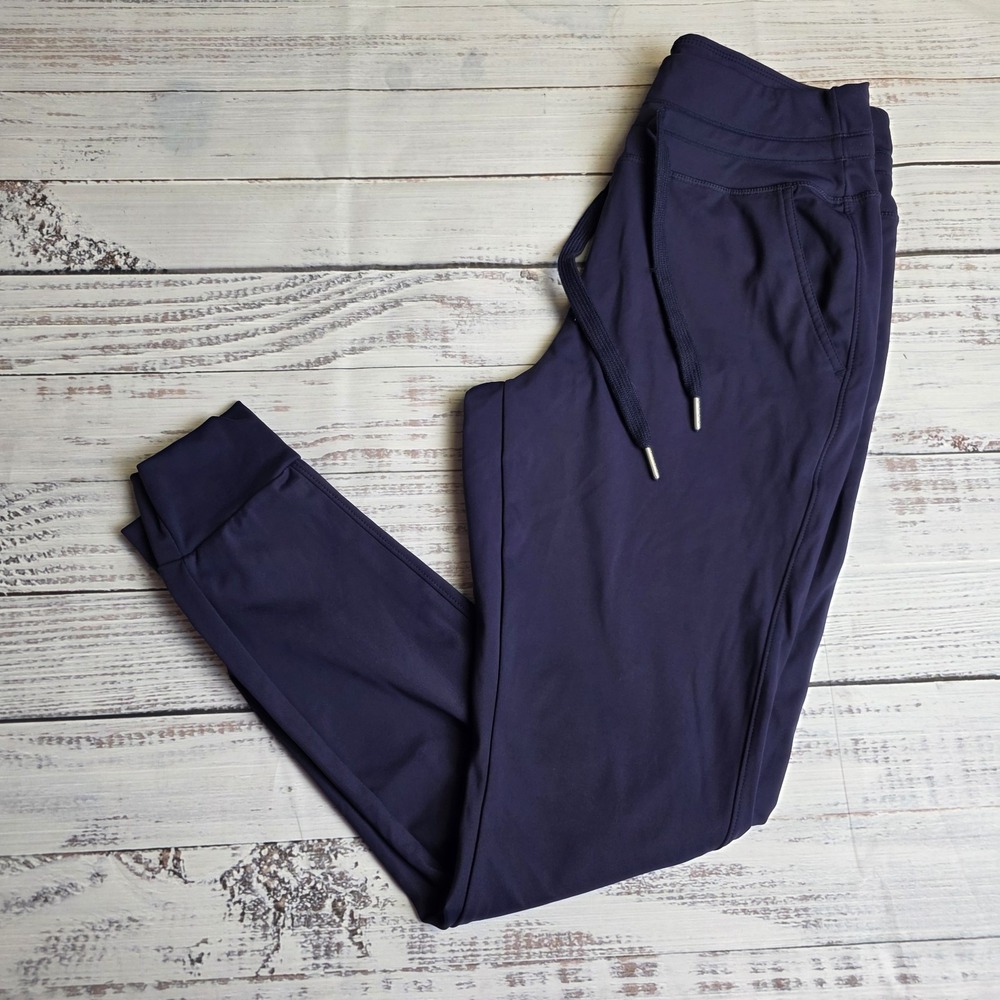 Halara‎ Women's Softlyzero High Waisted Joggers Navy Blue Size Medium Pockets